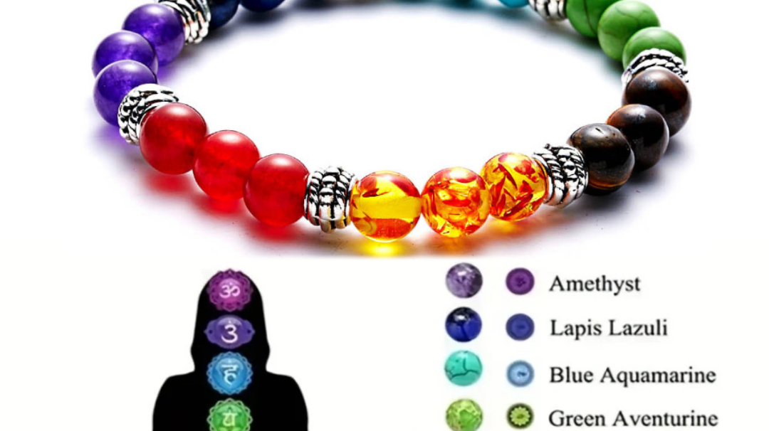 Chakra Healing Natural Crystal Bracelet