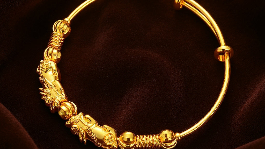 Gold Pixiu Feng Shui Bangle