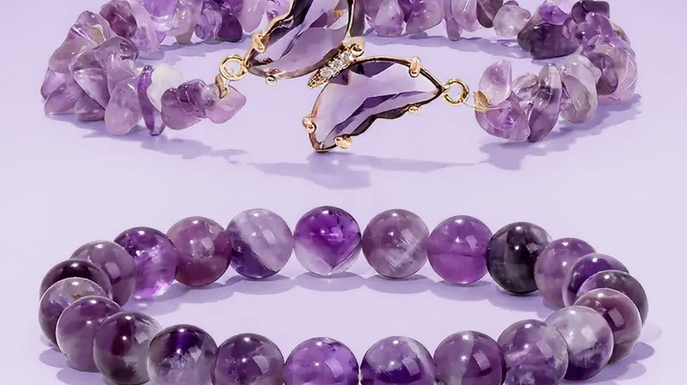 Amethyst Zodiac Crystal Set