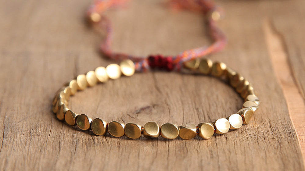 Brass Astrology Protection Bracelet