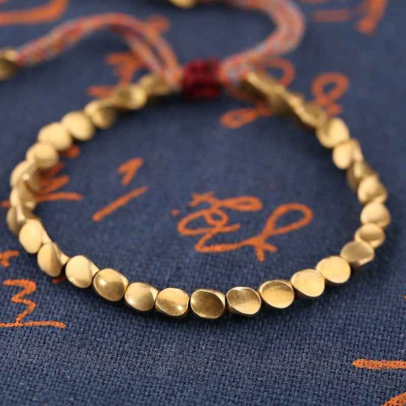 Tibetan Copper Beads Bracelet