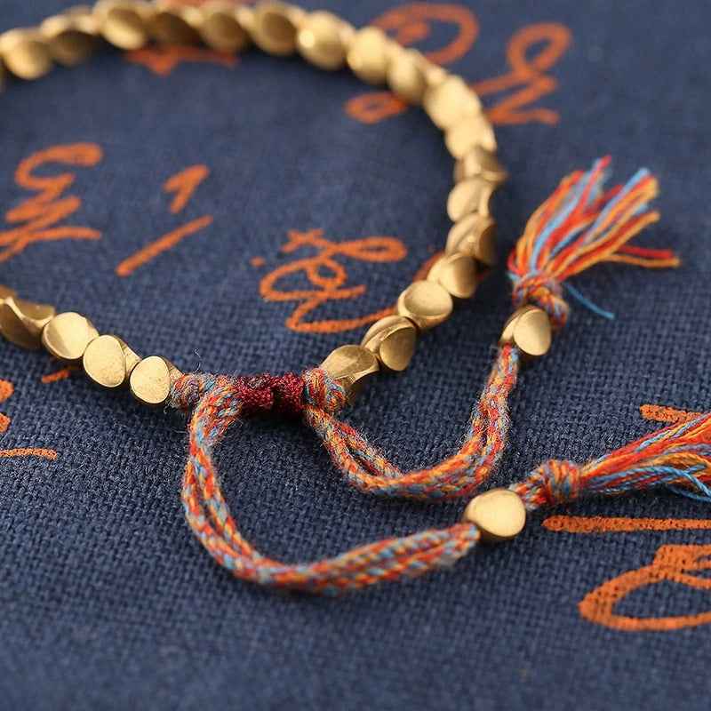 Tibetan Copper Beads Bracelet