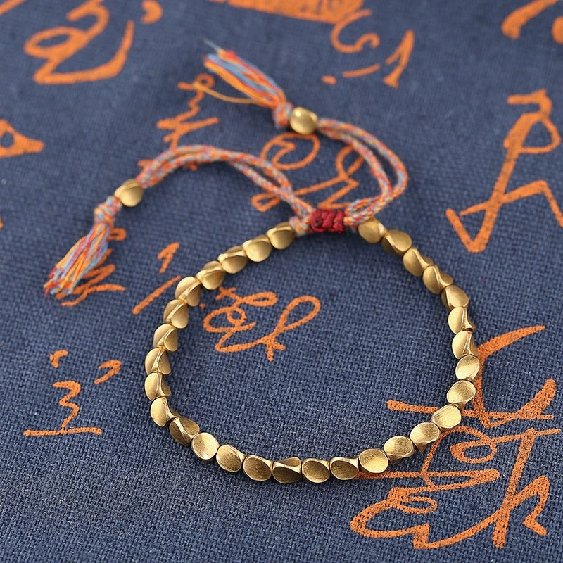 Tibetan Copper Beads Bracelet