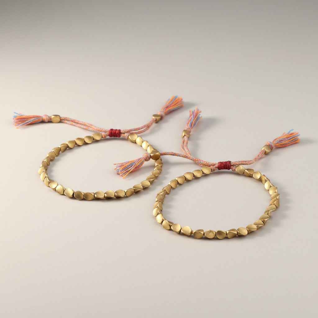 Tibetan Copper Beads Bracelet