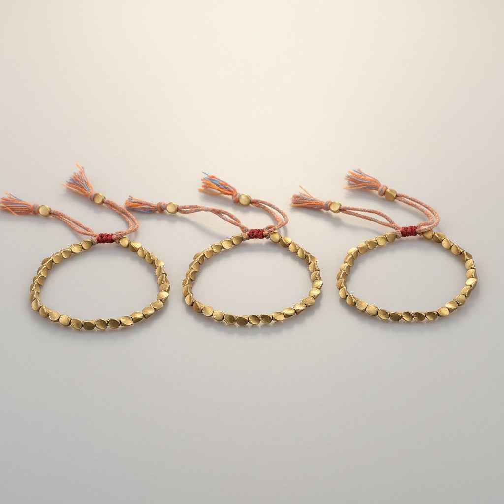 Tibetan Copper Beads Bracelet