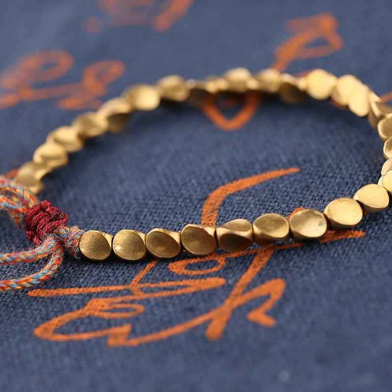 Tibetan Copper Beads Bracelet