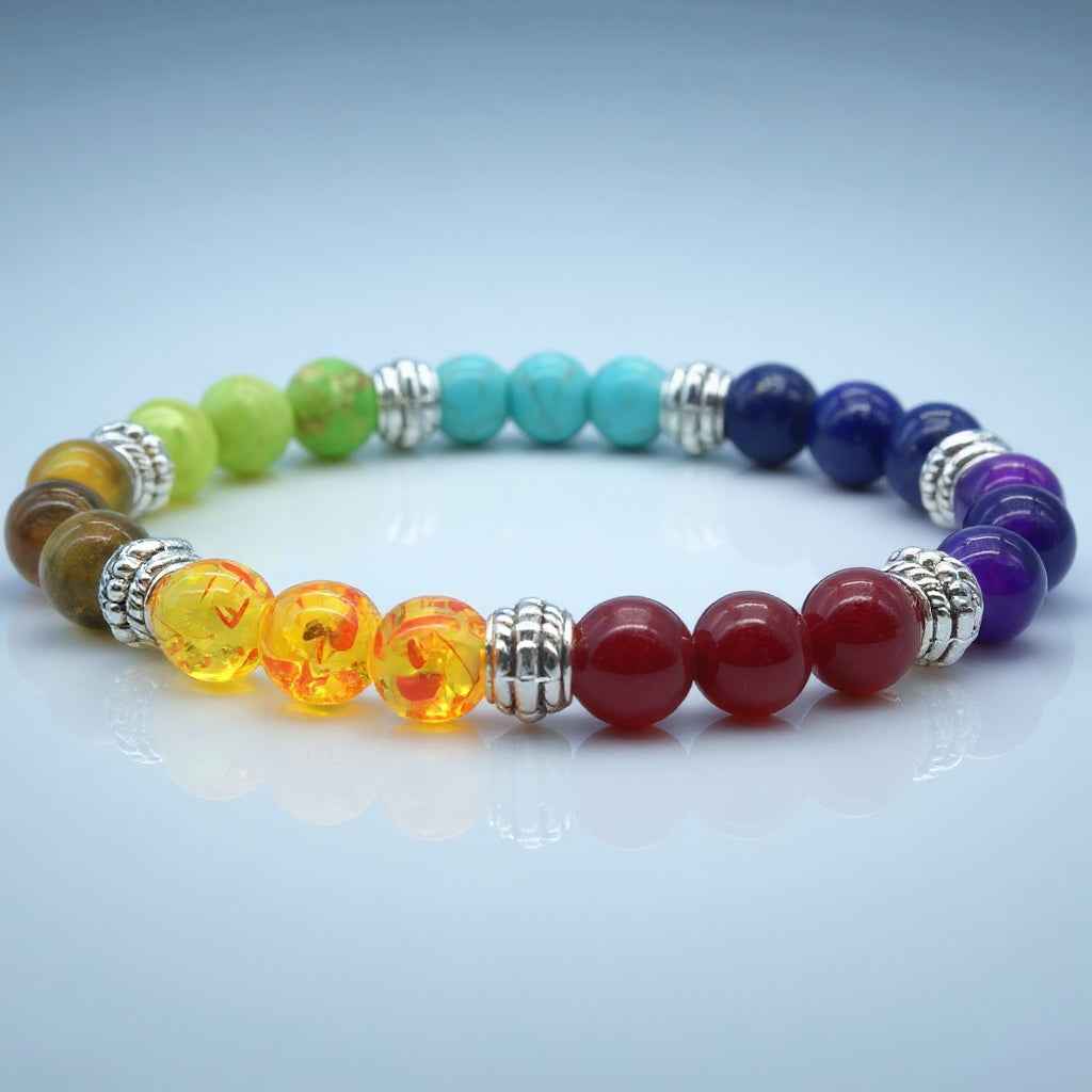 7 Chakra Stones Crystals Balance Bracelet
