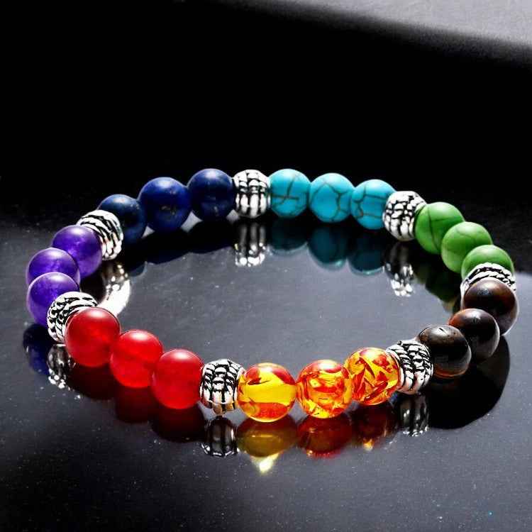 7 Chakra Stones Crystals Balance Bracelet