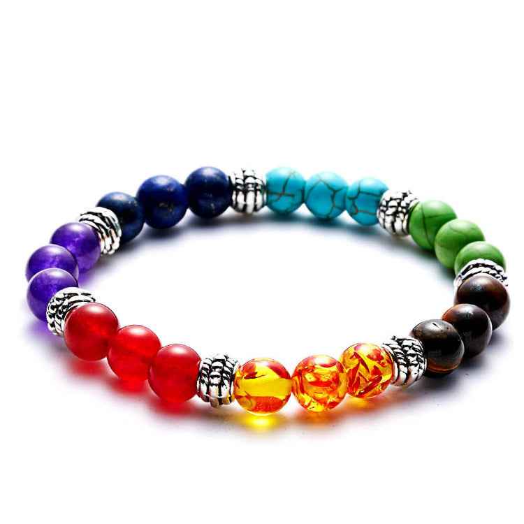 7 Chakra Stones Crystals Balance Bracelet