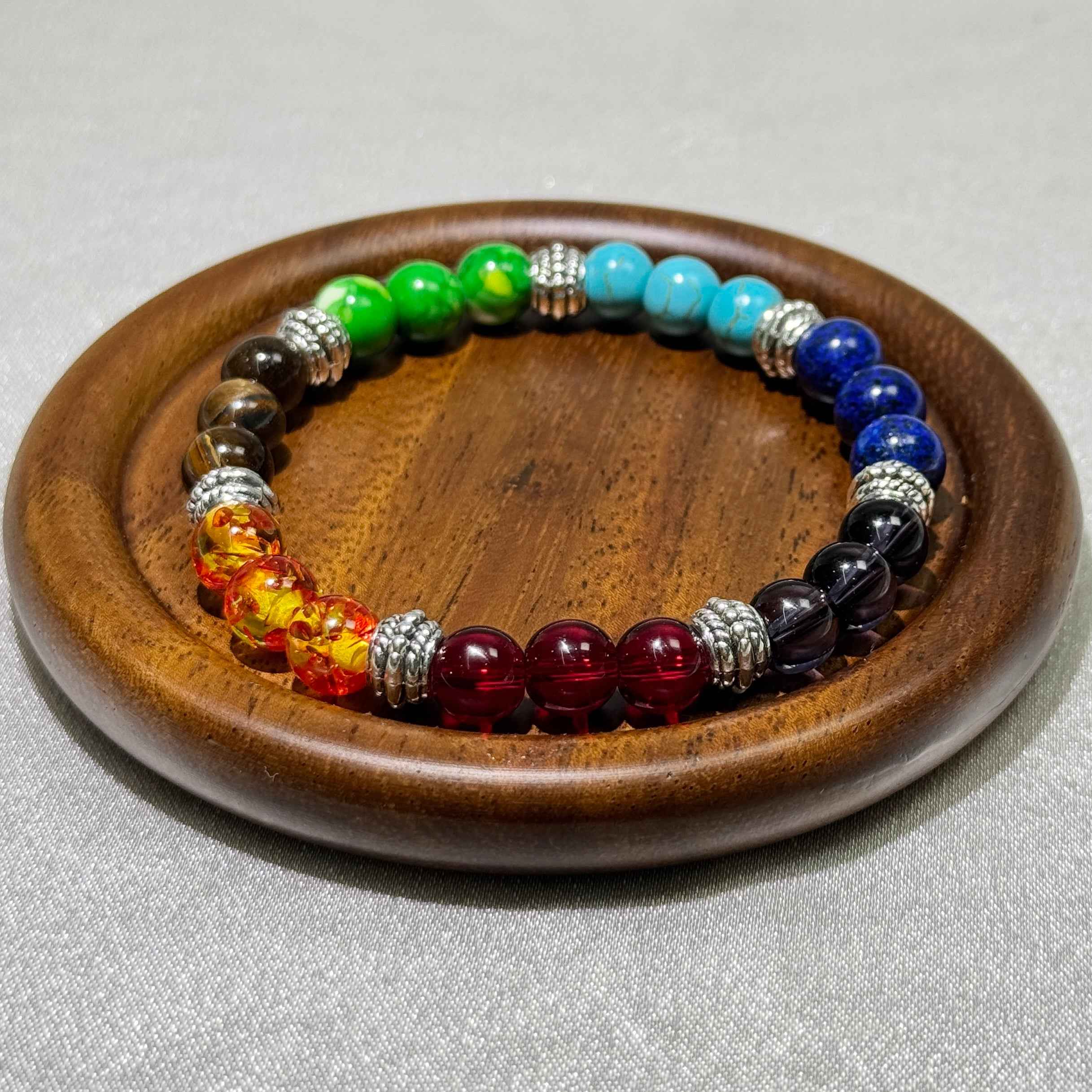 7 Chakra Stones Crystals Balance Bracelet