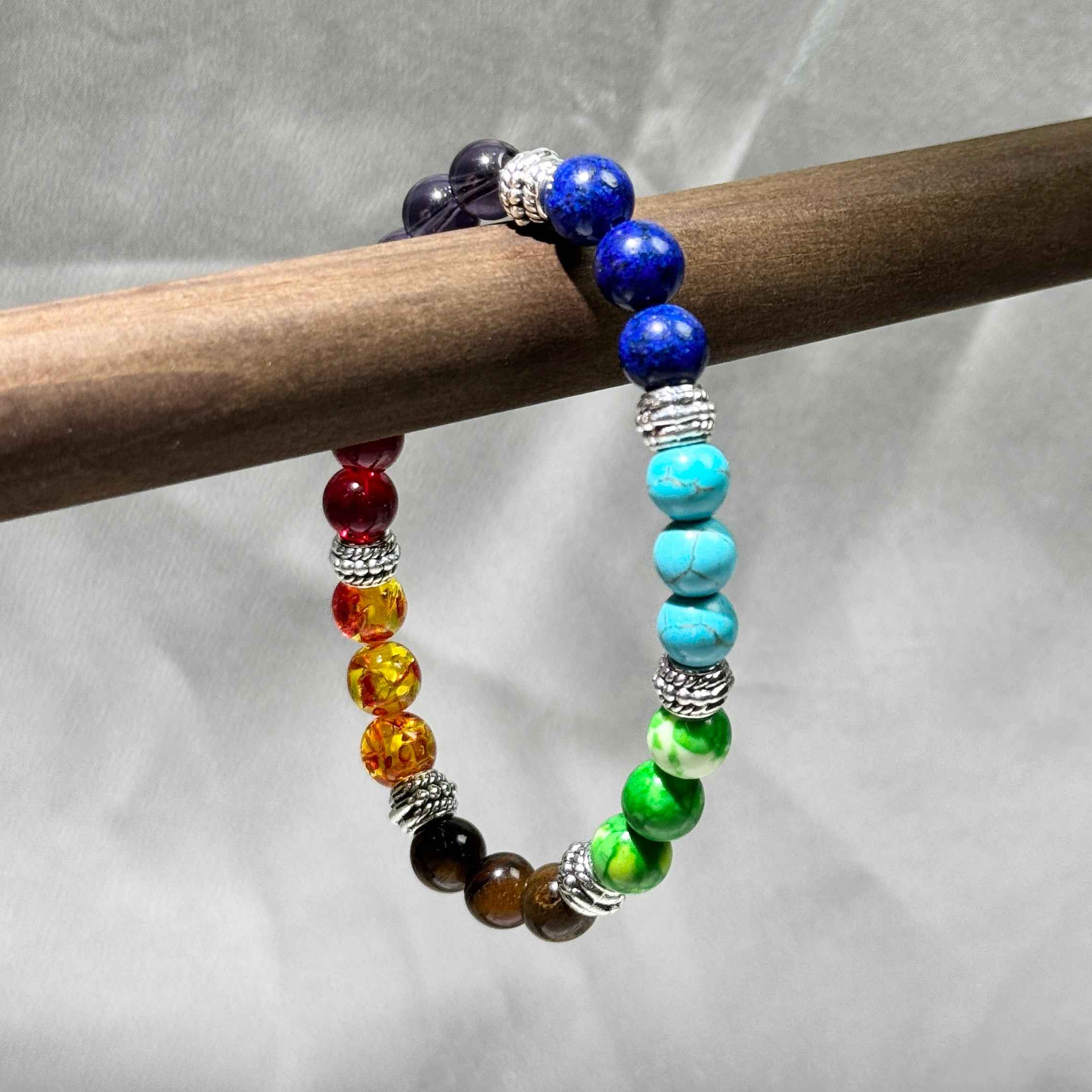 7 Chakra Stones Crystals Balance Bracelet