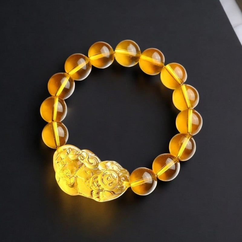 Citrine Pixiu Protection Bracelet3