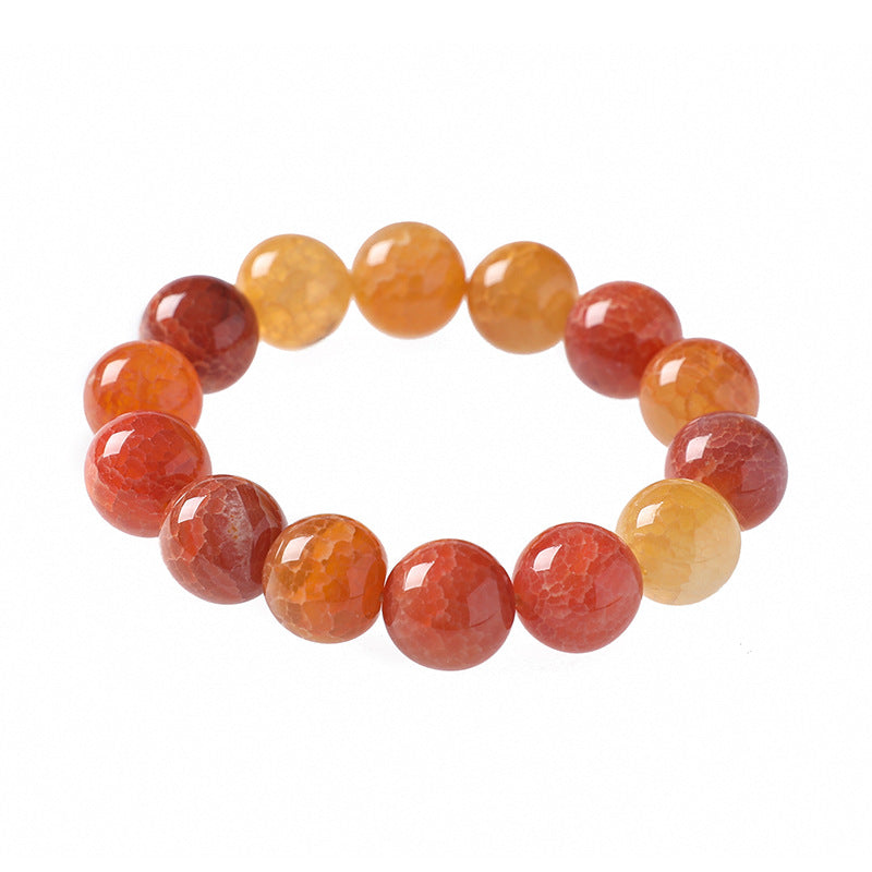 Natural Dragon Scale Agate Bracelet