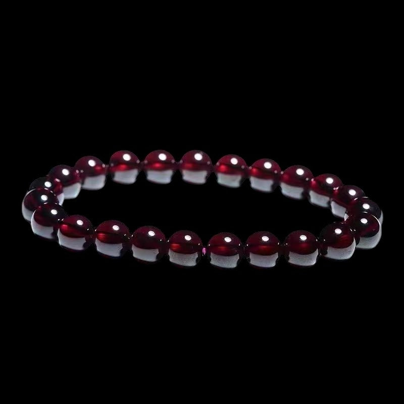 Natural Garnet Passion Beads Crystal Bracelet5
