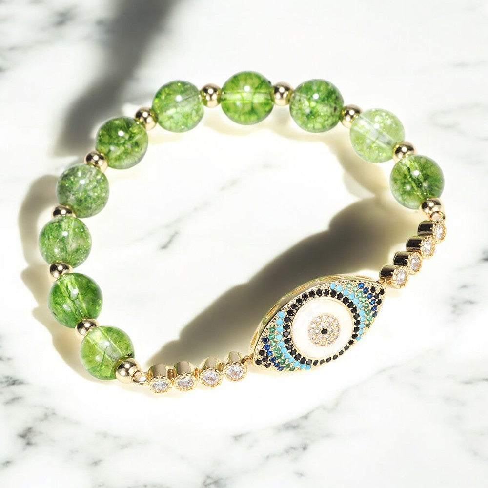 Peridot Evil Eye Protection Bracelet 3