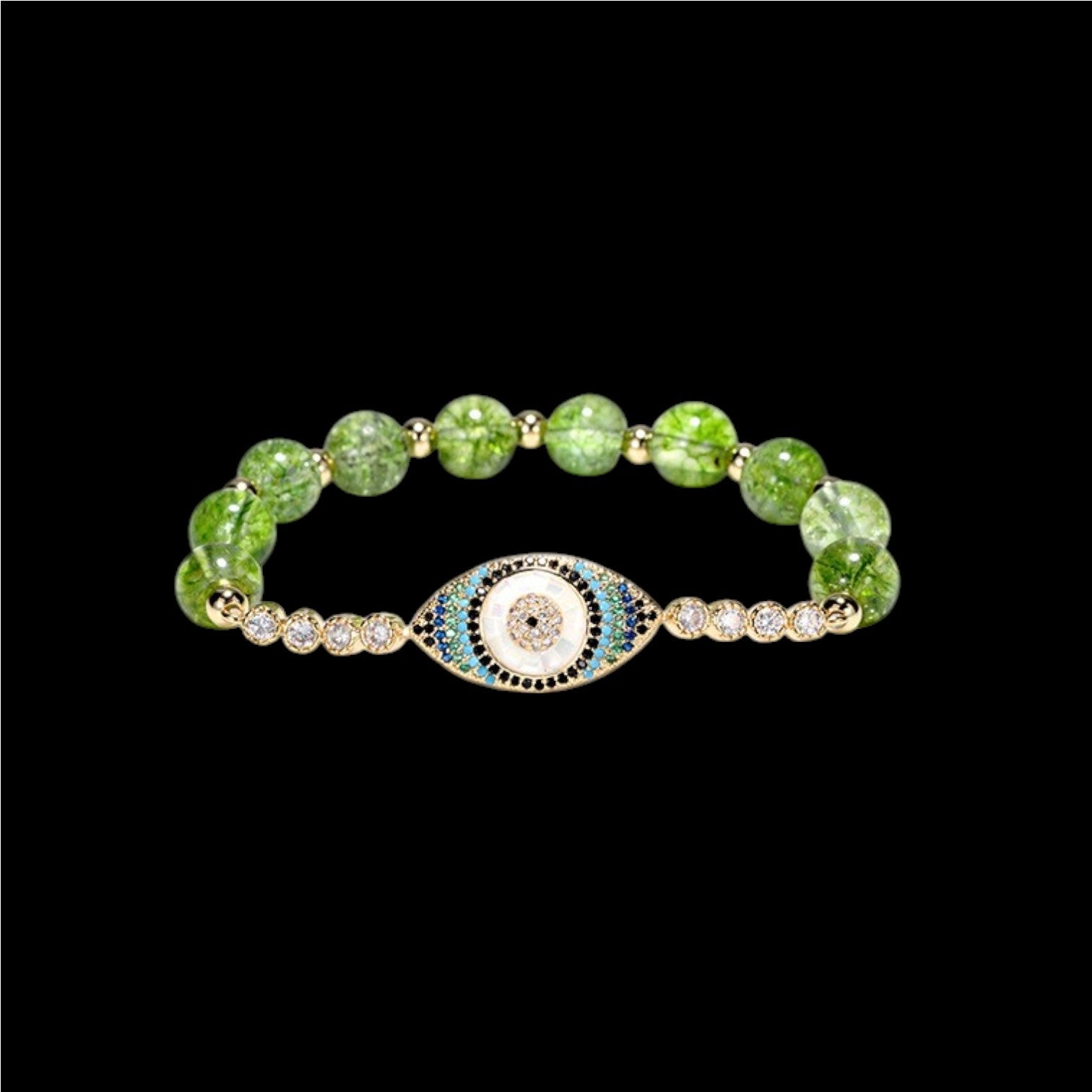 Peridot Evil Eye Protection Bracelet 5
