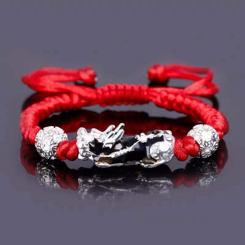 Pixiu Red String Bracelet