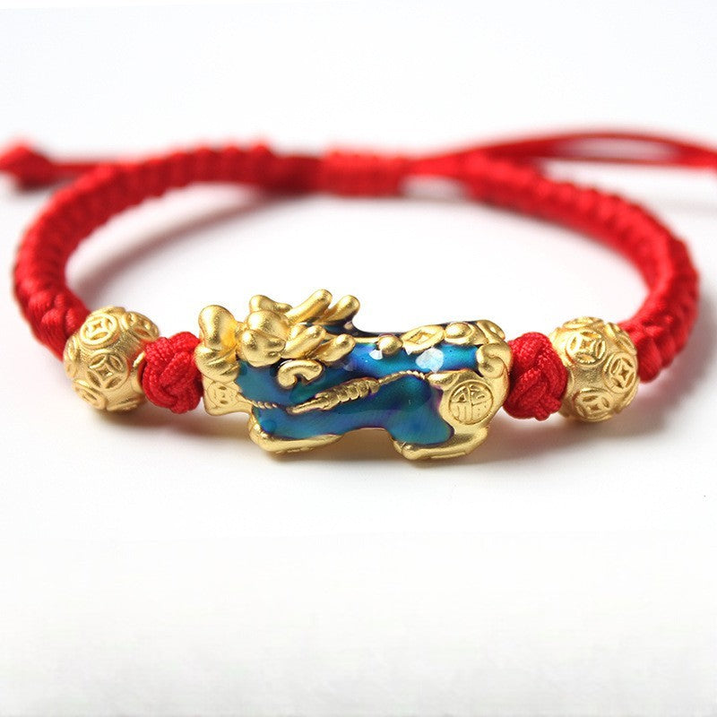 Pixiu Red String Bracelet