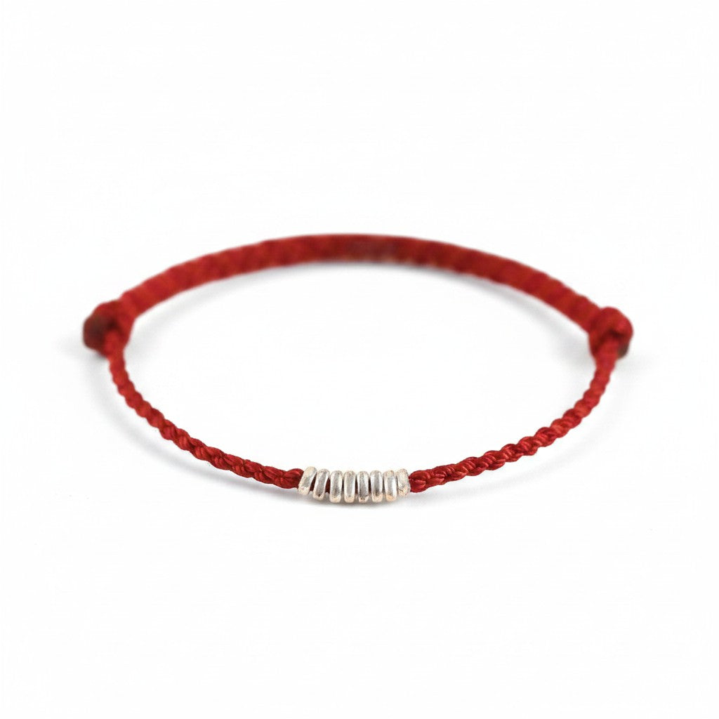 Dainty Red String Adjustable Bracelet Protection Lucky Minimal Spiritual Cord Jewelry