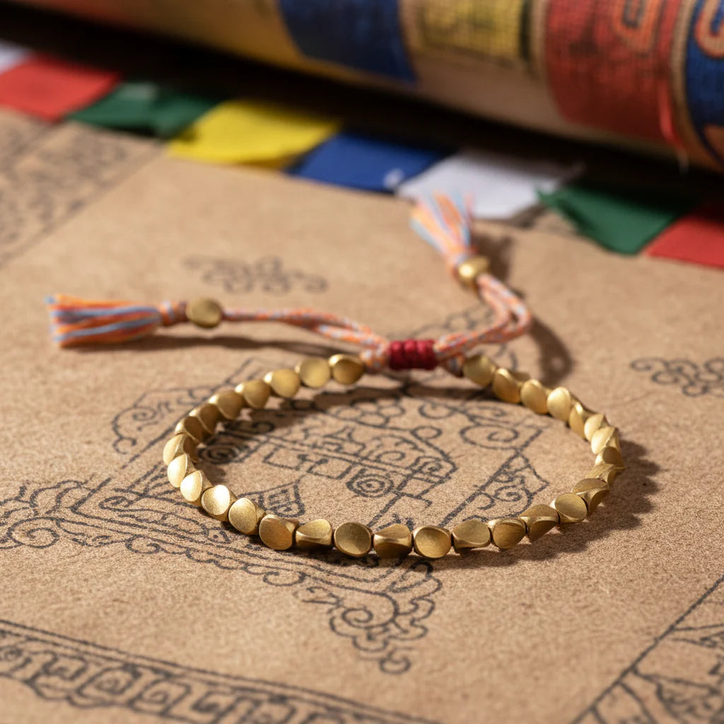 Tibetan Copper Beads Bracelet