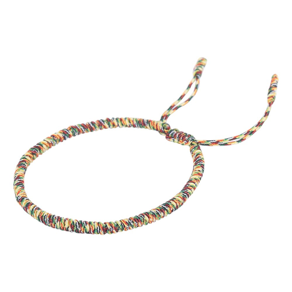 Tibetan Knot Buddhist Lucky Bracelet rainbow