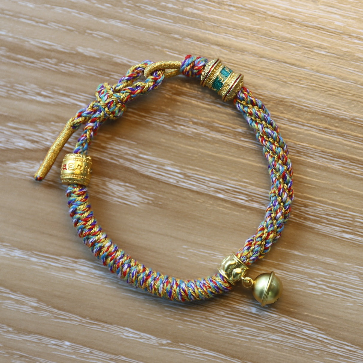 Tibetan Om Mani Padme Hum Carved Amulet Bracelet 7