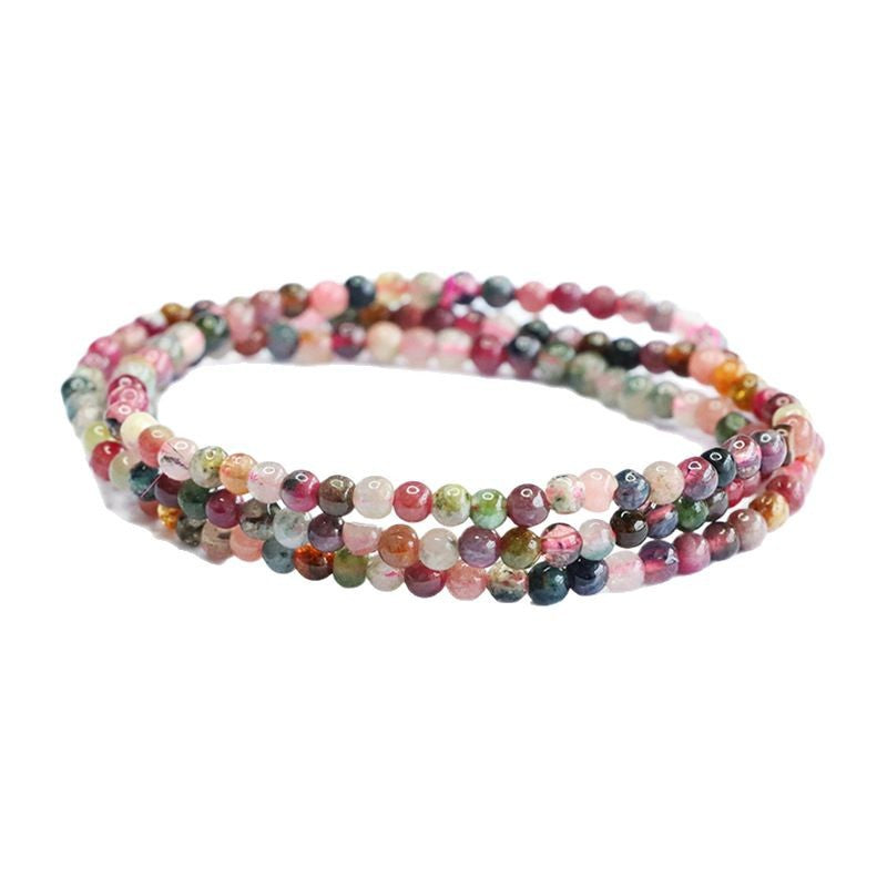 Triple Layer Tourmaline Natural Gemstone Bracelet