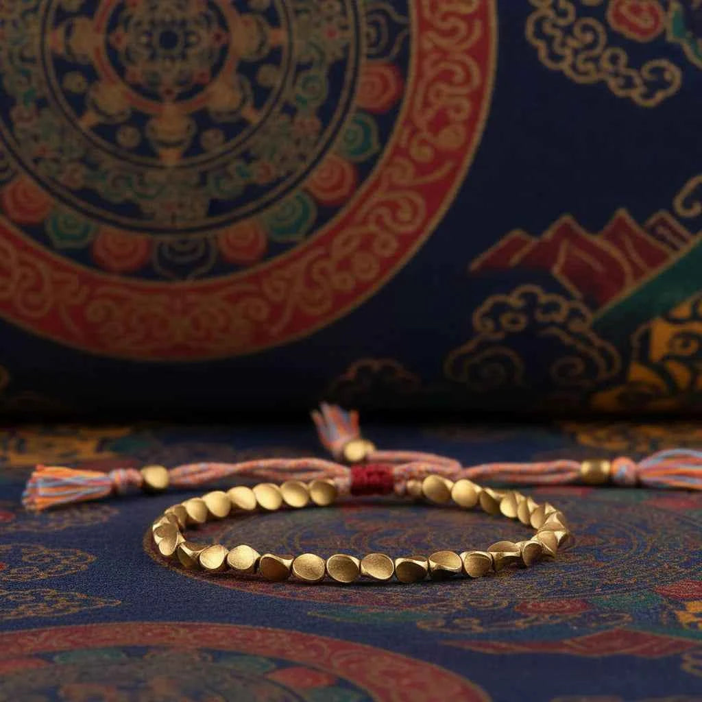Tibetan Copper Beads Bracelet