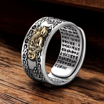 Feng Shui Pixiu Adjustable Ring