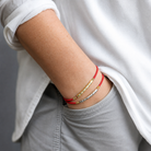 Wrist Stack Thin Handmade Cord Bracelets Minimal Daily Spiritual Energy Layering Jewelry