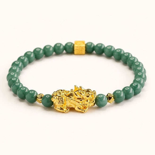 Natural Green Jade Tiny Bead Wrap Bracelet Minimalist Spiritual Everyday Wear Crystal Bracelet
