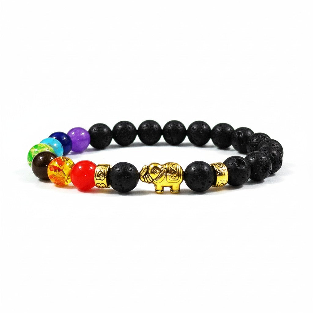 Layered Seven Chakra Crystal Bracelet Set Aura Cleansing Chakra Balancing Manifestation Jewelry