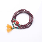 Garnet Bracelet Double Gourd Pendant Bracelet Necklace
