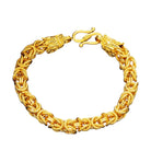 Gold Double-Dragon Guardian Bracelet 4