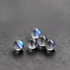 Gray Moonstone and Strawberry Quartz Beaded Bracelet