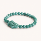 Plain Natural Green Jade Beaded Bracelet Heart Chakra Balance Calming Energy Stone Bracelet