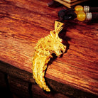 Lucky Dragon Wolf Tooth Pendant Necklace 1