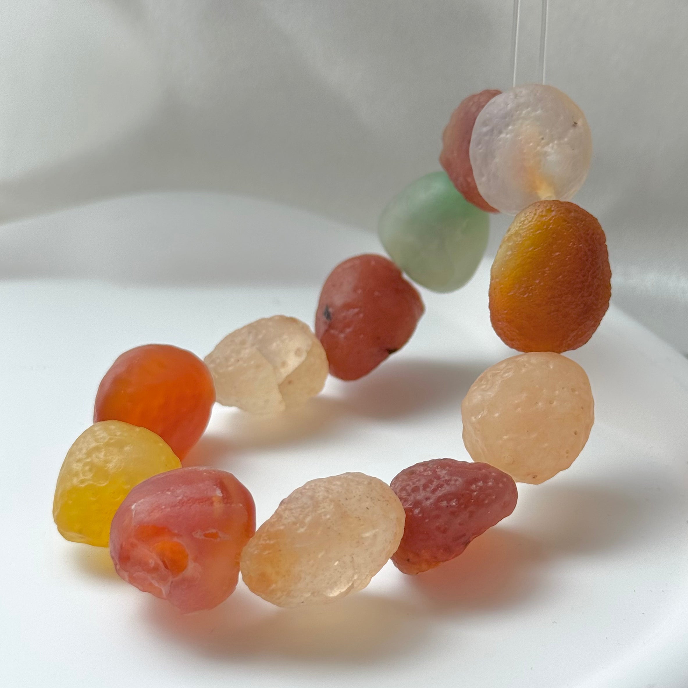 Natural Agate Rough Gemstone Bracelet