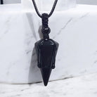 Natural Crystal Hand Woven Pointed Pendant5