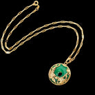 Natural Jade Dragon and Phoenix Wealth Necklace 4