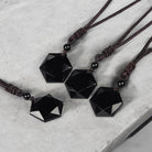 Obsidian Protection Talisman Pendant Necklace 2