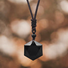 Obsidian Protection Talisman Pendant Necklace 5