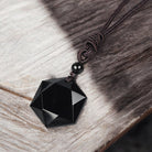 Obsidian Protection Talisman Pendant Necklace 6