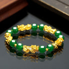 Pixiu_Green_Agate_Bracele