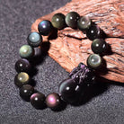 Pixiu Rainbow Obsidian Bracelet