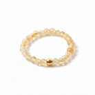 Natural Citrine Bracelet Wealth Abundance Solar Plexus Chakra Positive Energy Crystal Bead Bracelet