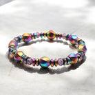 Rainbow Magnetic Hematite Balance Bracelet 6