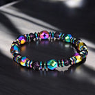 Rainbow Magnetic Hematite Balance Bracelet 7