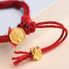 Tibetan Handmade Thangka Red String Bracelet