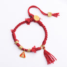 Tibetan Handmade Thangka Red String Bracelet